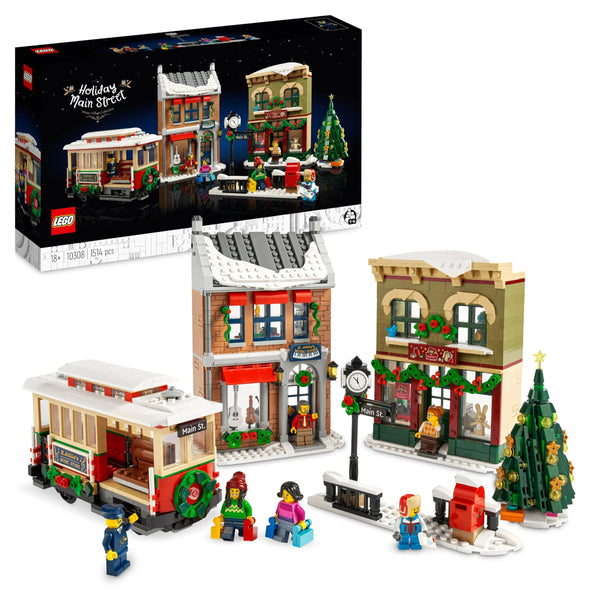 LEGO 10308 Icons Weihnachtlich geschmückte Hauptstraße
